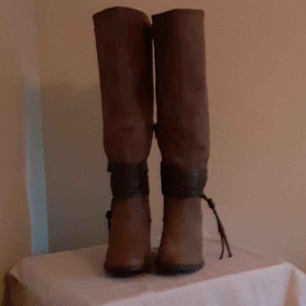 Pretty sleek brown boots!